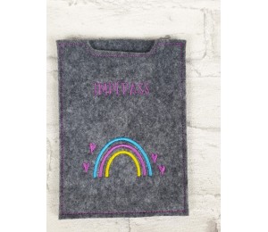 Stickserie - ITH Impfpasshülle in 2 Größen & je 2 Varianten